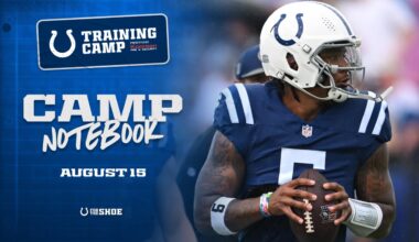 Anthony Richardson, Colts end training camp with a bang