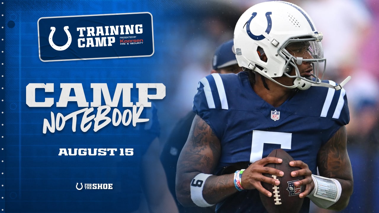 Anthony Richardson, Colts end training camp with a bang