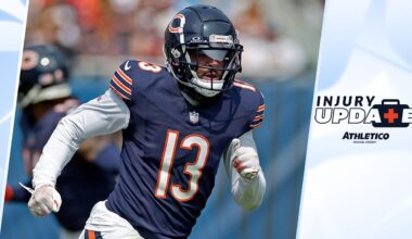 Bears rule out Keenan Allen, three others for Colts game  