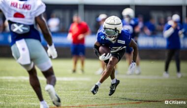 Practice Report (7/31): Notes from the sideline