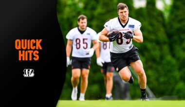 QUICK HITS | Drew Samples Role As Dean Of Bengals; New No. 3 QB Desmond Ridder Already Quick Study Of Joe Burrow