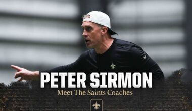 Peter Sirmon | Meet the 2025 New Orleans Saints Coaches