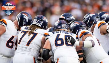 With rare continuity, Denver’s offensive line poised to build on successful 2024 