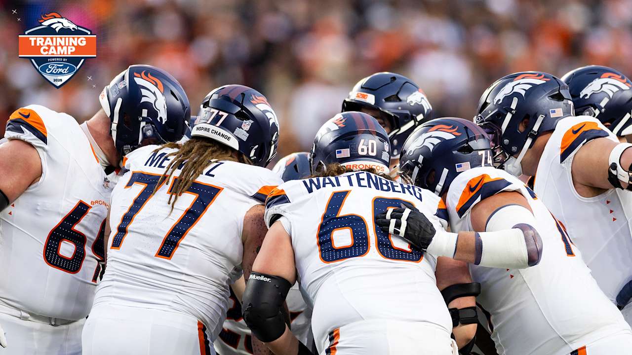 With rare continuity, Denver’s offensive line poised to build on successful 2024 