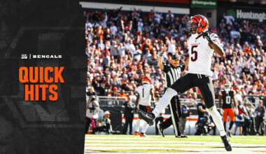 Tee Higgins Expected To Play Vs. Chargers; Defense Boosted With B.J. Hill, Logan Wilson