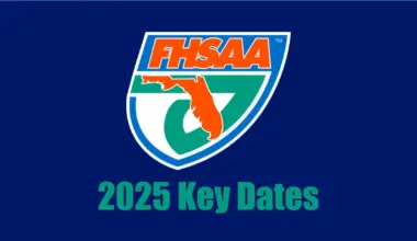 Key Dates for 2025 FHSAA Florida high school football season