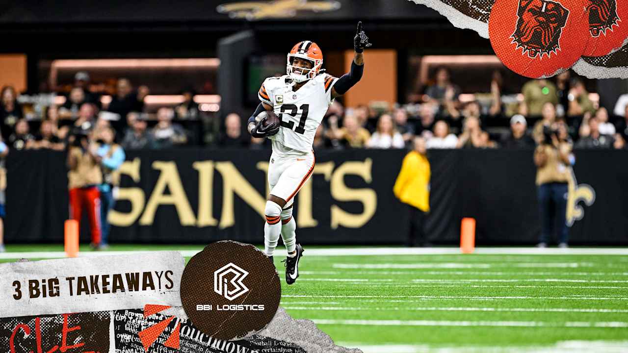 3 Big Takeaways from the Browns 35-14 loss to the Saints