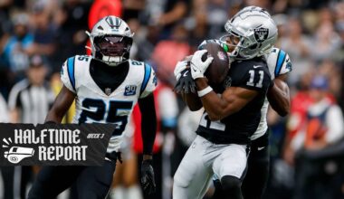 Raiders trail Panthers in home opener