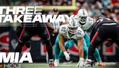 Dolphins Turnovers Tell the Story in Houston