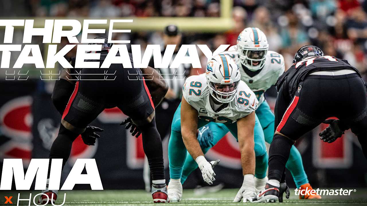 Dolphins Turnovers Tell the Story in Houston