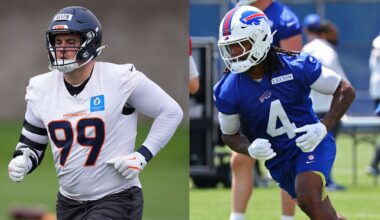 Broncos' Zach Allen, Bills' James Cook debut