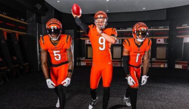 Bengals Open In Orange With Orange Out On September 8 Against Patriots