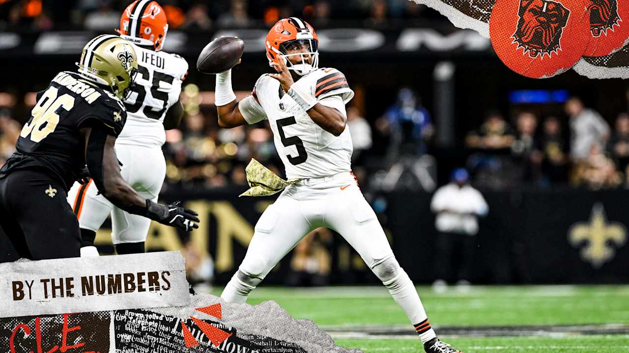10 Numbers from Browns 35-14 loss to the Saints