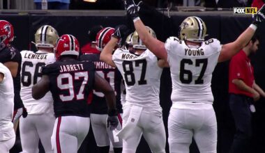 New Orleans Saints revamped offensive line holds up well in unveiling against Atlanta