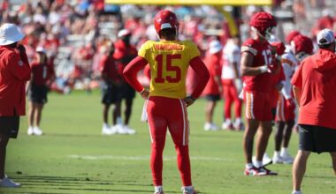 Kansas City Chiefs hold first day of training camp practice