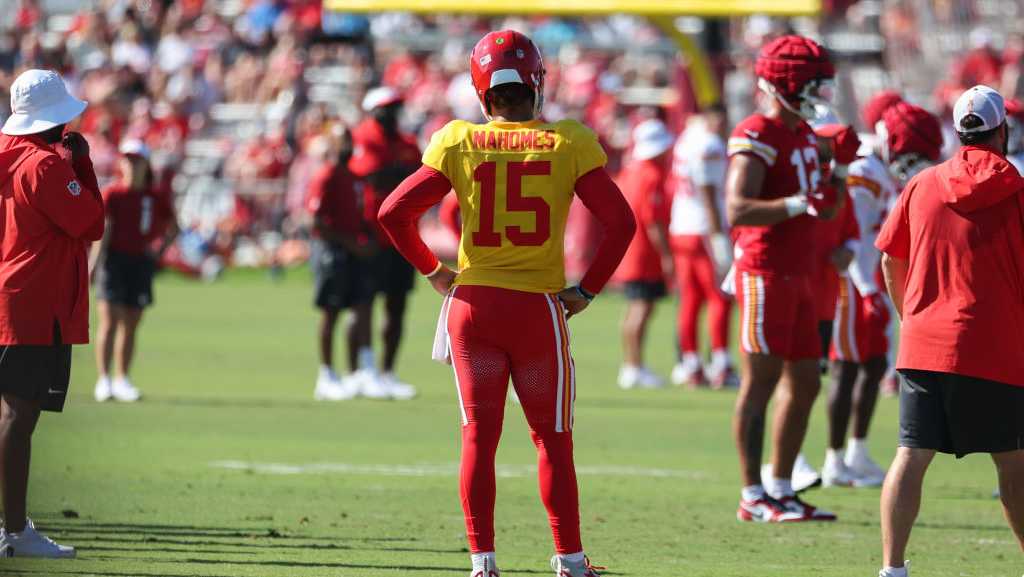 Kansas City Chiefs hold first day of training camp practice