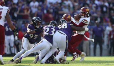 Ravens hold off Commanders 30-23 at home for fourth straight win