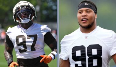 Cowboys hold workout for Perrion Winfrey, other top UFL talent; and others