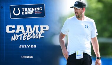 Anthony Richardson, Daniel Jones have strong showings in first padded practice