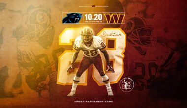 Darrell Green's jersey retirement set for Week 7 vs. Panthers