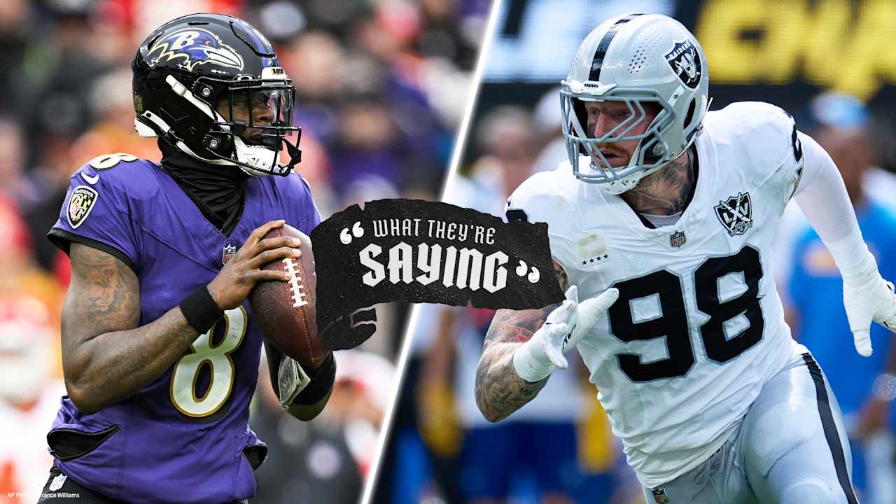 Lamar Jackson, Ravens expecting a physical matchup with 'game wrecker' Maxx Crosby and the Raiders