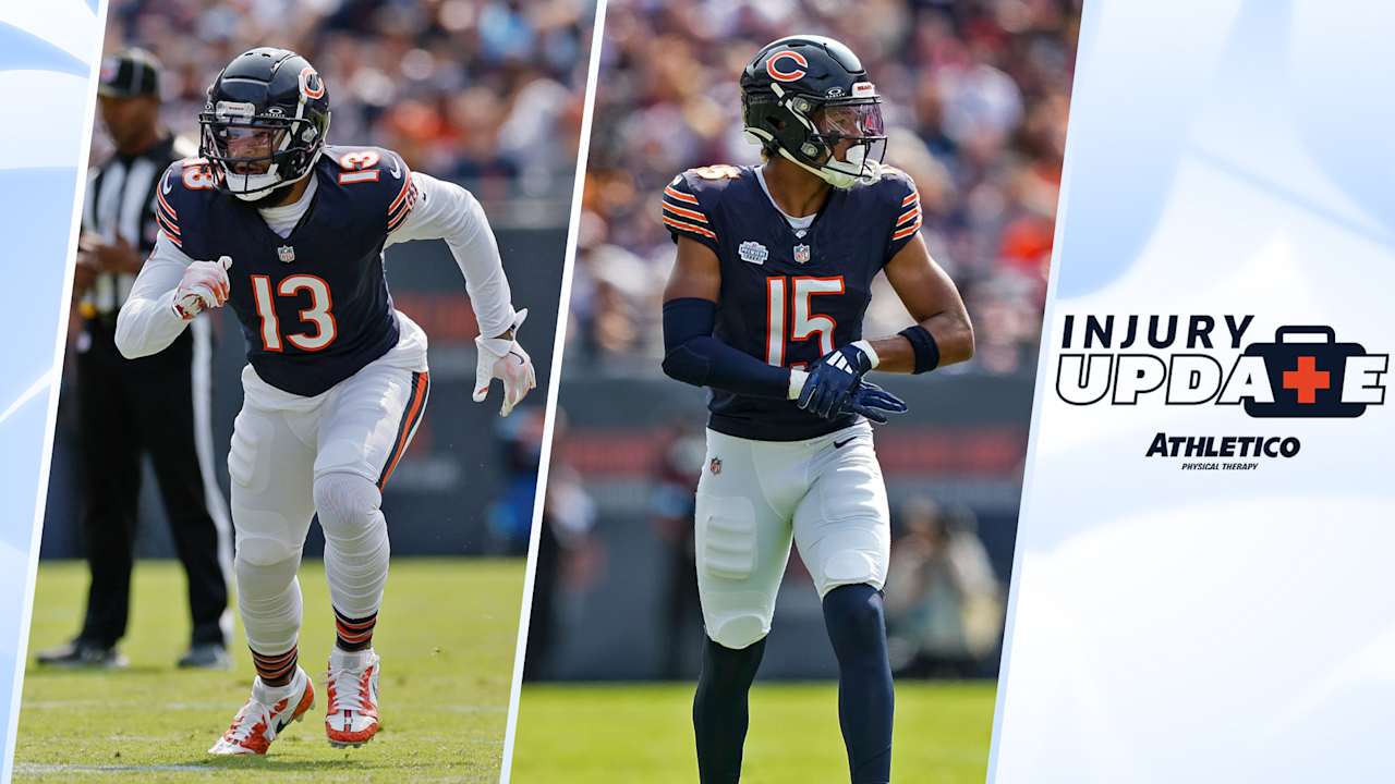 Bears receivers Rome Odunze, Keenan Allen questionable for Week 2 Sunday Night Football game vs. Houston Texans