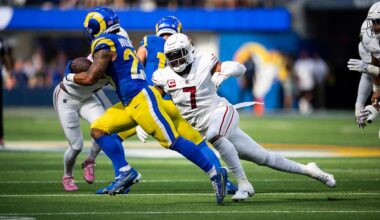 Cardinals To Play On Saturday In Week 17 At Los Angeles