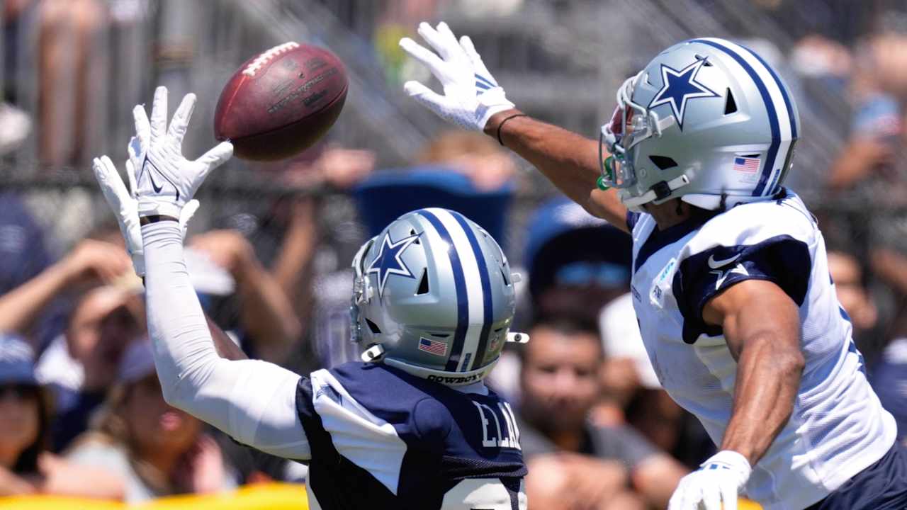New Cowboys CB Kaiir Elam highlights camp with interception, child-hoisting celebration
