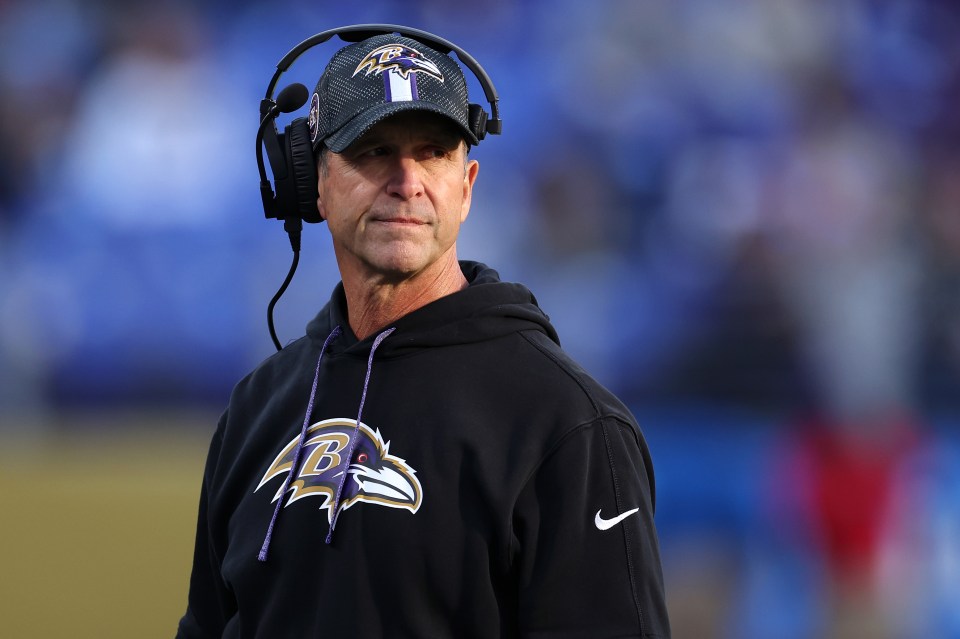 John Harbaugh, head coach of the Baltimore Ravens.