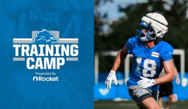 Detroit Lions rookie wide receivers Isaac TeSlaa & Dominic Lovett making plays at training camp practice