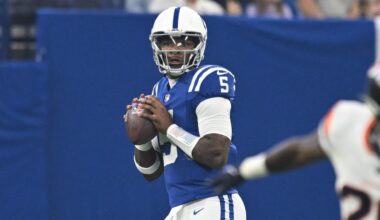 Colts downgrade QB Anthony Richardson to doubtful for Week 5 game vs. Jacksonville Jaguars