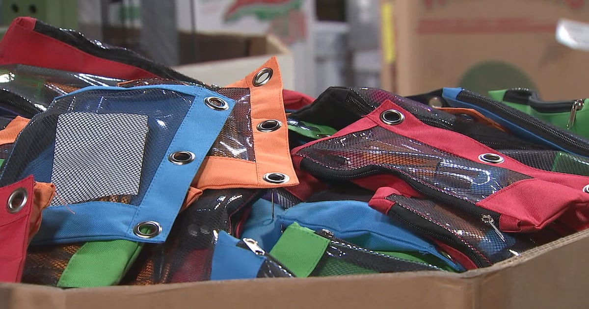 Carolina Panthers, DNTF donate thousands of backpacks full of school supplies – WSOC TV