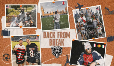 Bears players on how they spent summer vacation