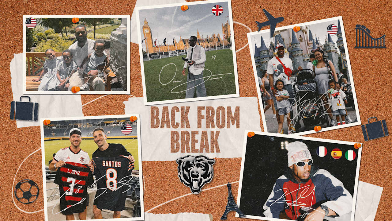Bears players on how they spent summer vacation