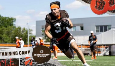 Browns Players Hit the Field for the First Day of Rookie Workouts - Cleveland Browns