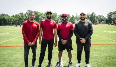 With unique backgrounds and hunger to learn, 2025 Bill Walsh fellows make most of time at Commanders OTAs