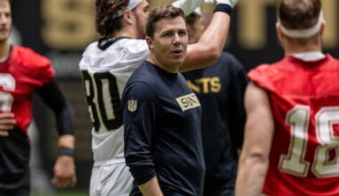 Kellen Moore Expects Saints Offense to Fail Amid Tyler Shough’s 3-Man QB Battle