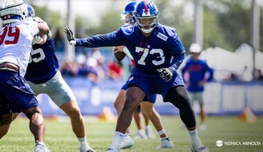 Evan Neal's steady improvement inside