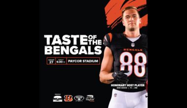 2025 Taste of the Bengals Fundraiser to Support Freestore Foodbank Set For August 27