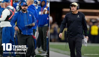 10 things to watch in Giants vs. Saints