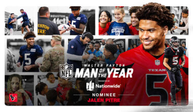 Jalen Pitre named Houston Texans 2024 Walter Payton NFL Man of the Year Award Nominee