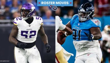 Titans Sign OLB Jihad Ward, Waive DL Keondre Coburn