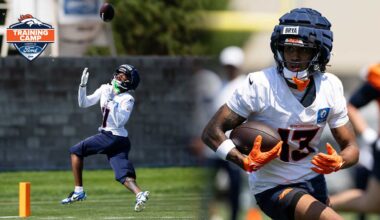 Young receivers make plays as Denver’s front-seven applies pressure on Day 1