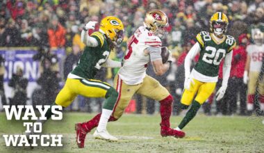 Ways to Watch and Listen: 49ers vs. Packers