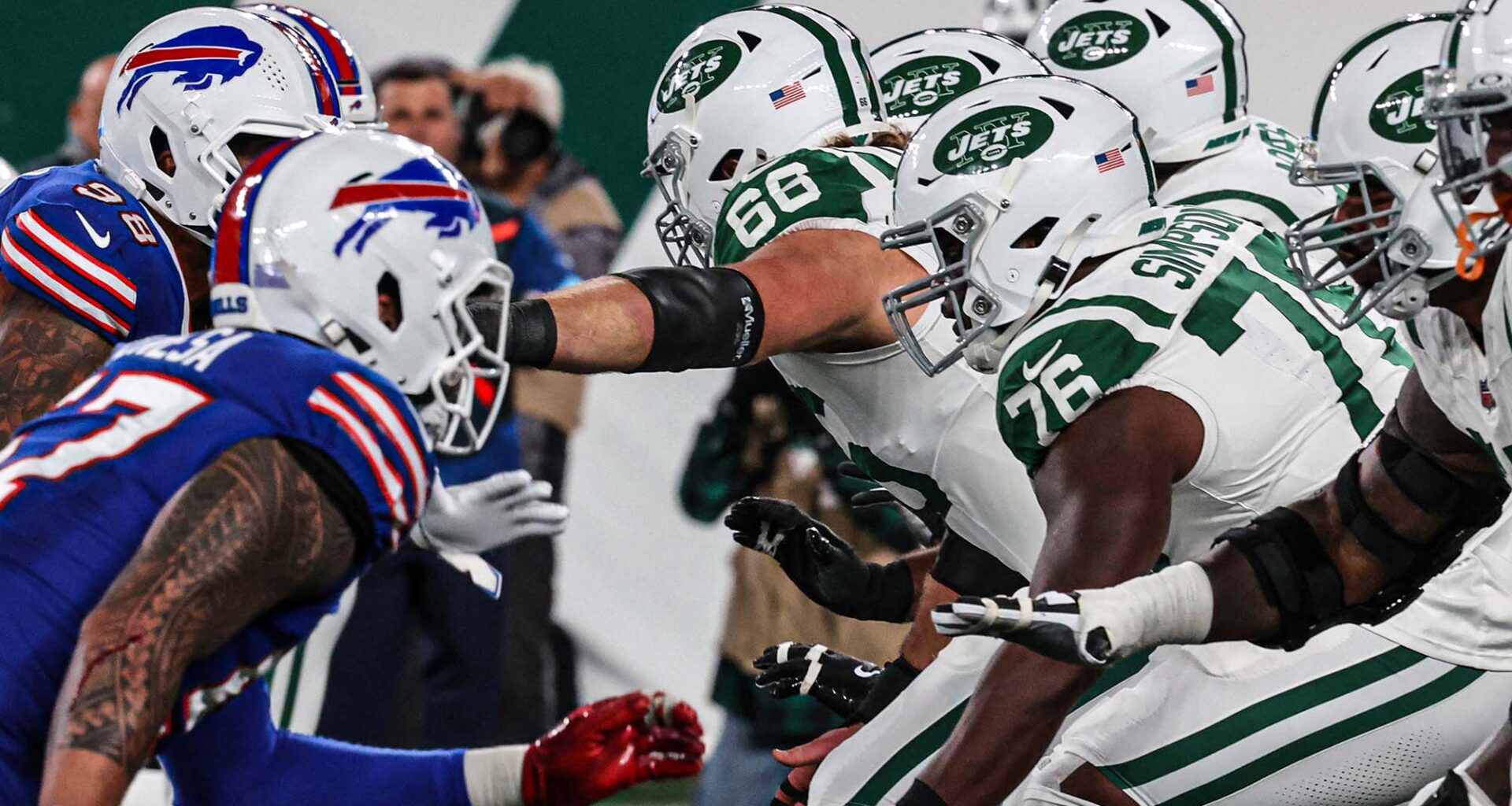New Jets offensive line taking shape in training camp