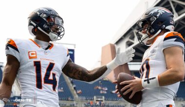 Broncos look to earn first win in battle vs. Buccaneers