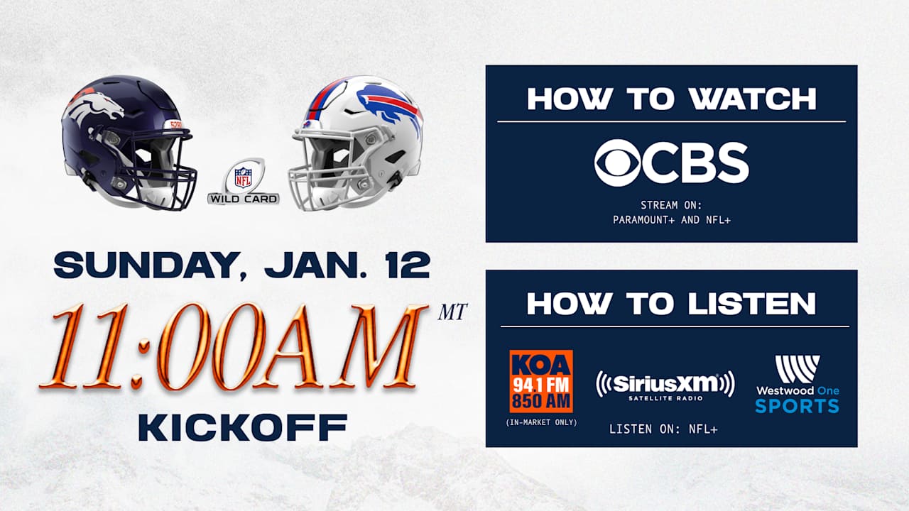 How to Watch: Broncos at Bills