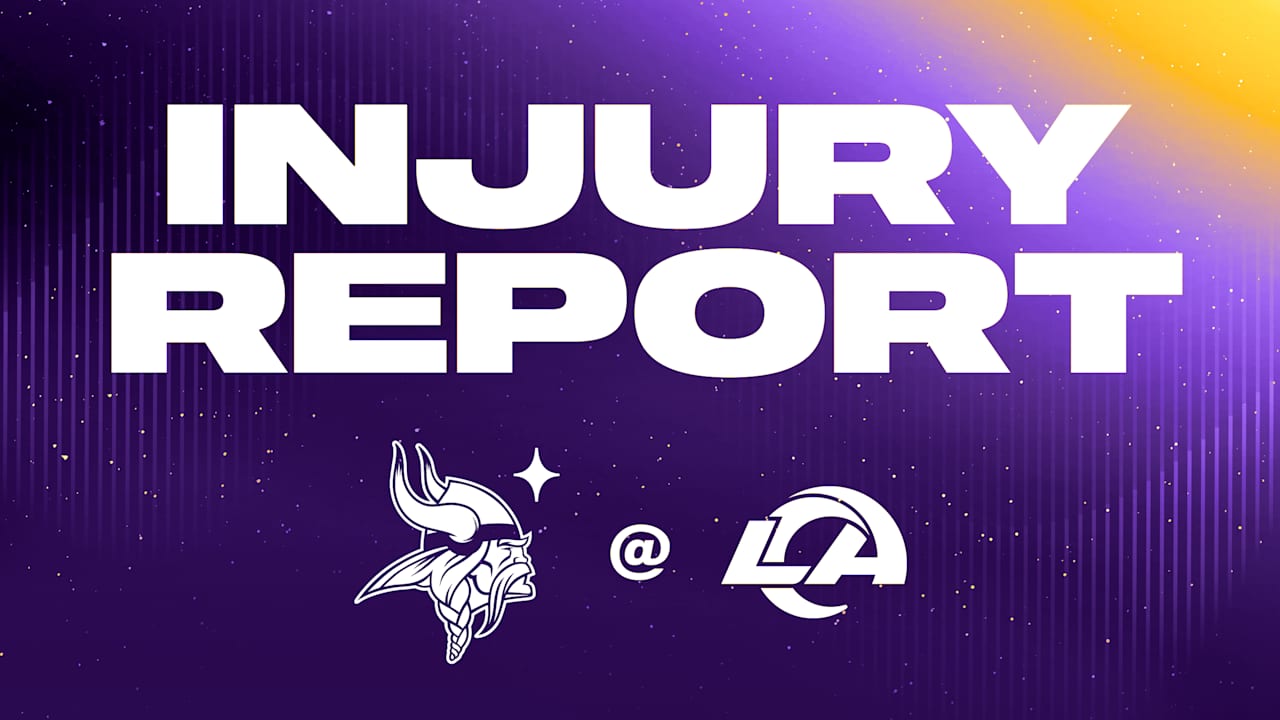 Final Vikings at Rams Injury Report for Wild Card Round
