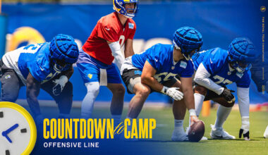 Continuity is Rams' offensive line's strength, but hinges on health