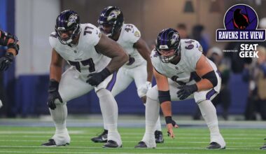 Ravens Offensive Line Has Become a Strength